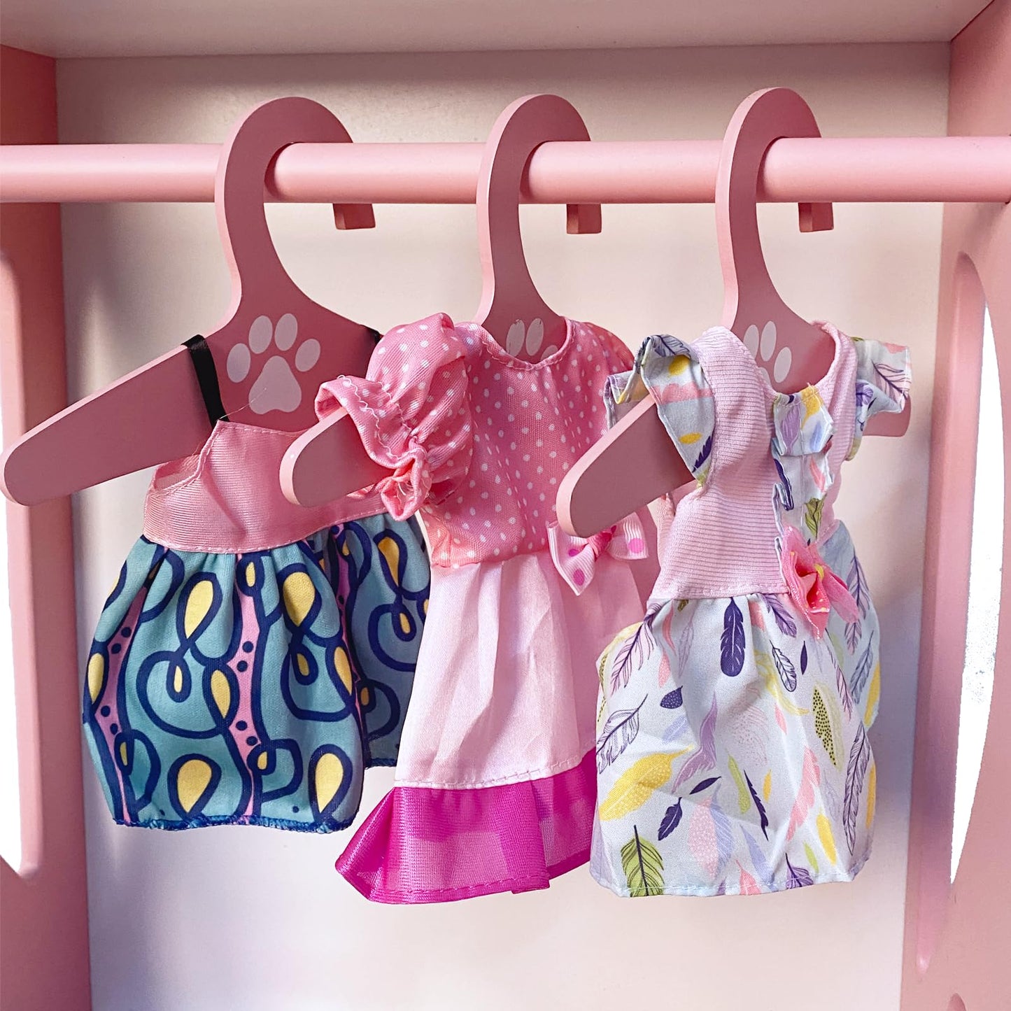 Huang Cheng Toys Set Of 6 Doll Clothes For 10-12 Inch Doll Baby Dress Clothes Outfits Costumes Doll Accessories Clothing Handmade