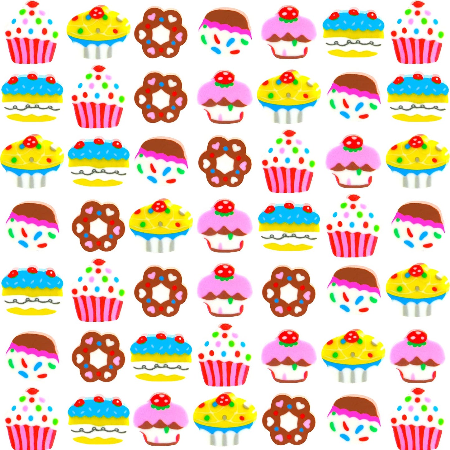 300 Pieces Mini Cupcake Eeasers For Kids Bulk, Mini Cute Kids Pencil Erasers Assortment Novelty Eeasers For Party Favor, Home Sc