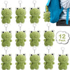 Gemscream 12 Pcs Plush Frog Keychains Stuffed Animal 4.7 Inch Cute Soft Frog Plush Animal Keychains Charm Backpack Pendants For