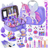 Kids Makeup Kit For Girl - Kids Makeup Girl Toys With Flying Horse Storage Case, Girl Makeup Sets Kids Toys Kids Play Makeup Set