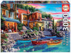 Educa 3000 Piece Jigsaw Puzzle - Sunset in Como - Cardboard - 47.25" x 33.5" - Ages 14+ - Model 19052 - Multicolor