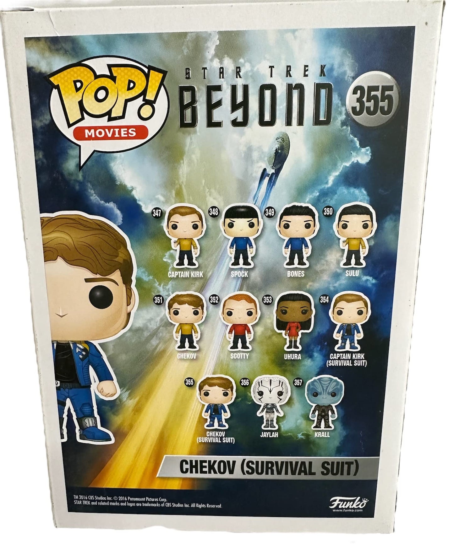 Funko - 355 - Pop - Star Trek Beyond - Chekov In Survival Suit - Edition Limitée
