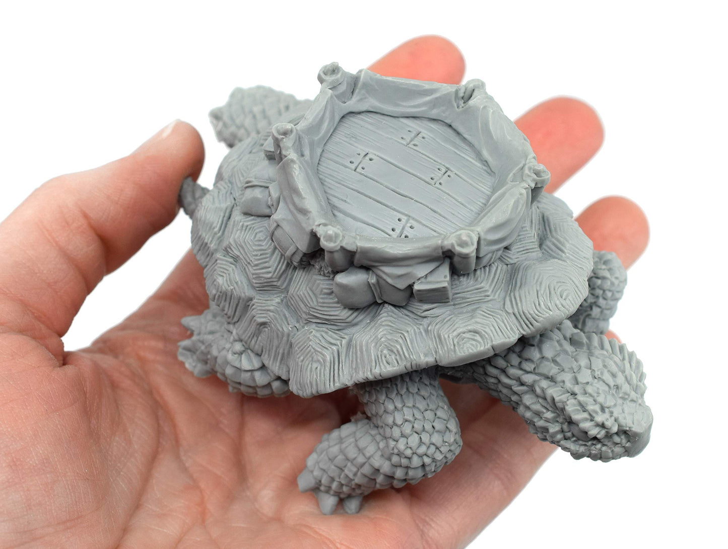 Stonehaven Miniatures Great Tortoise Miniature Figure, 100% Urethane Resin - 57Mm Tall - (For 28Mm Scale Table Top War Games) - Made In Usa