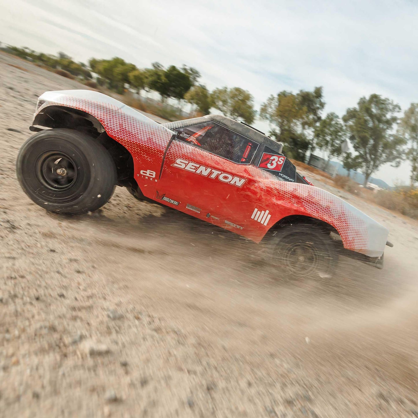 Arrma Rc Truck 1/10 Senton 4X4 223S Blx Brushless Short Course Truck Rtr (Battery And Charger Not Included) With Dsc, Red, Ara43