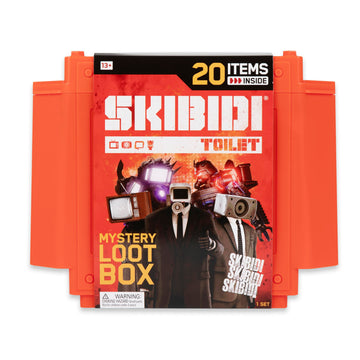 SKIBIDI TOILET Giant Mystery Loot Box - 20 Surprises, Large, Multicolored, Model 1392, Officially Licensed Merchandise