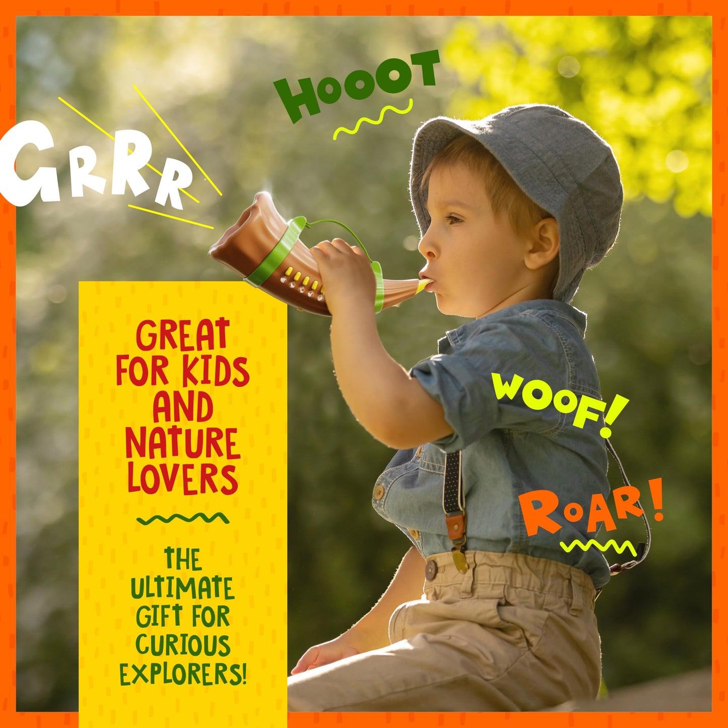 Animal Caller For Kids Rechargeable - Kids Outdoor Toys Gifts - Outdoor Toys For Boys Ages 3 4 5 6 7 Years - Toy For 4 Year Old