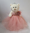 KINNEX COLLECTIONS SINCE 1997 20 Teddy Bear with Elegant Dress (Centerpiece) ~ B16631N-30M (Rose Gold)
