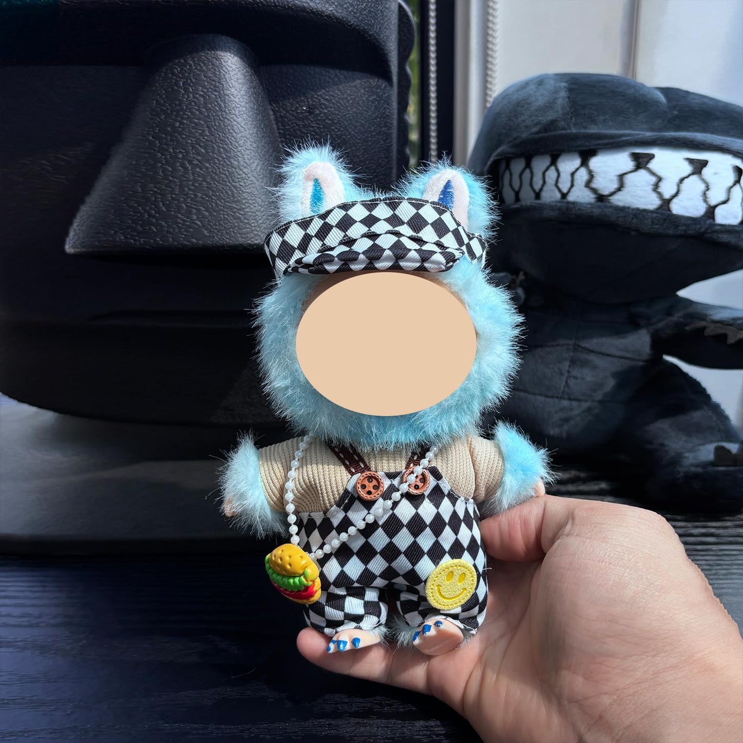 Doll Clothes - Compatible with LBB 5.91-6.7inch(15-17cm) Dolls as Accessories Only enhanced Dolls Outfit with Accessories Hand Crocheted Hat Sweaters Bag 23