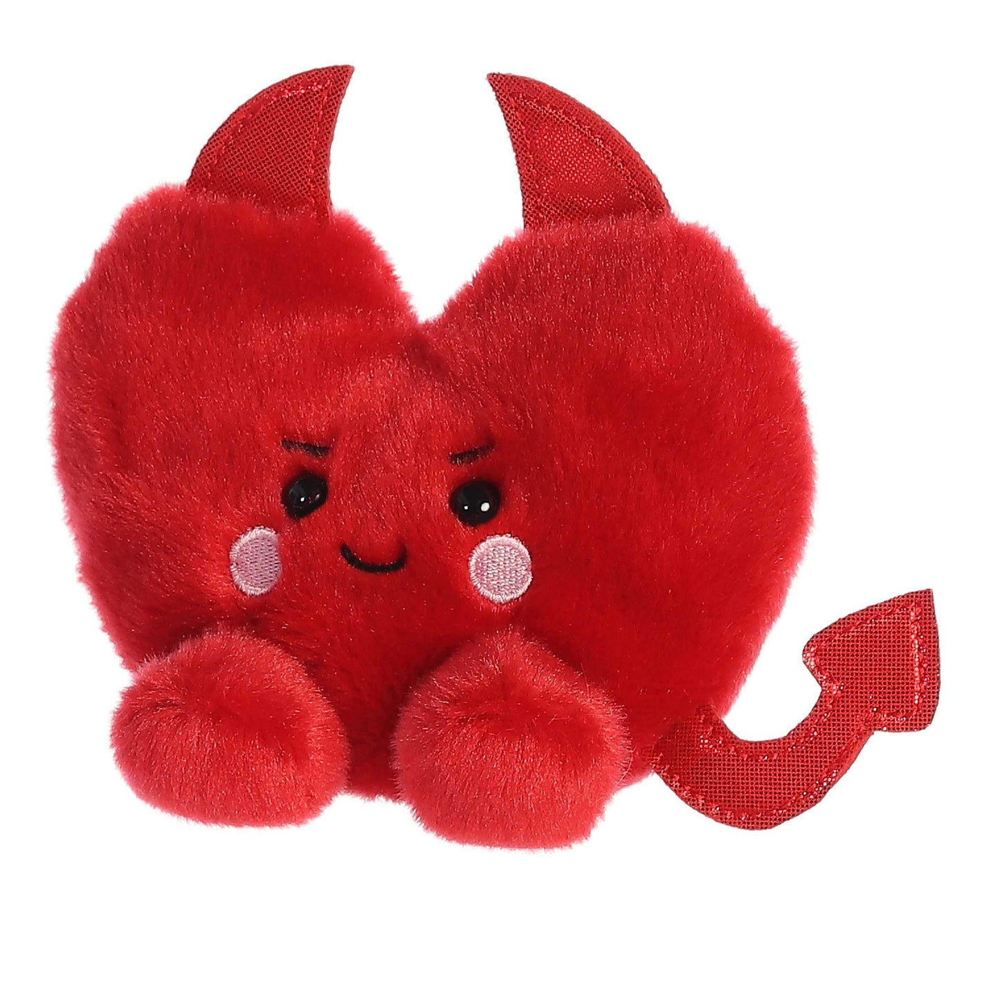 Aurora® Palm Pals™ Klaus Heart™ Stuffed Animal - Pocket-Sized, Red, 5 Inches, Collectible Polyester Fun