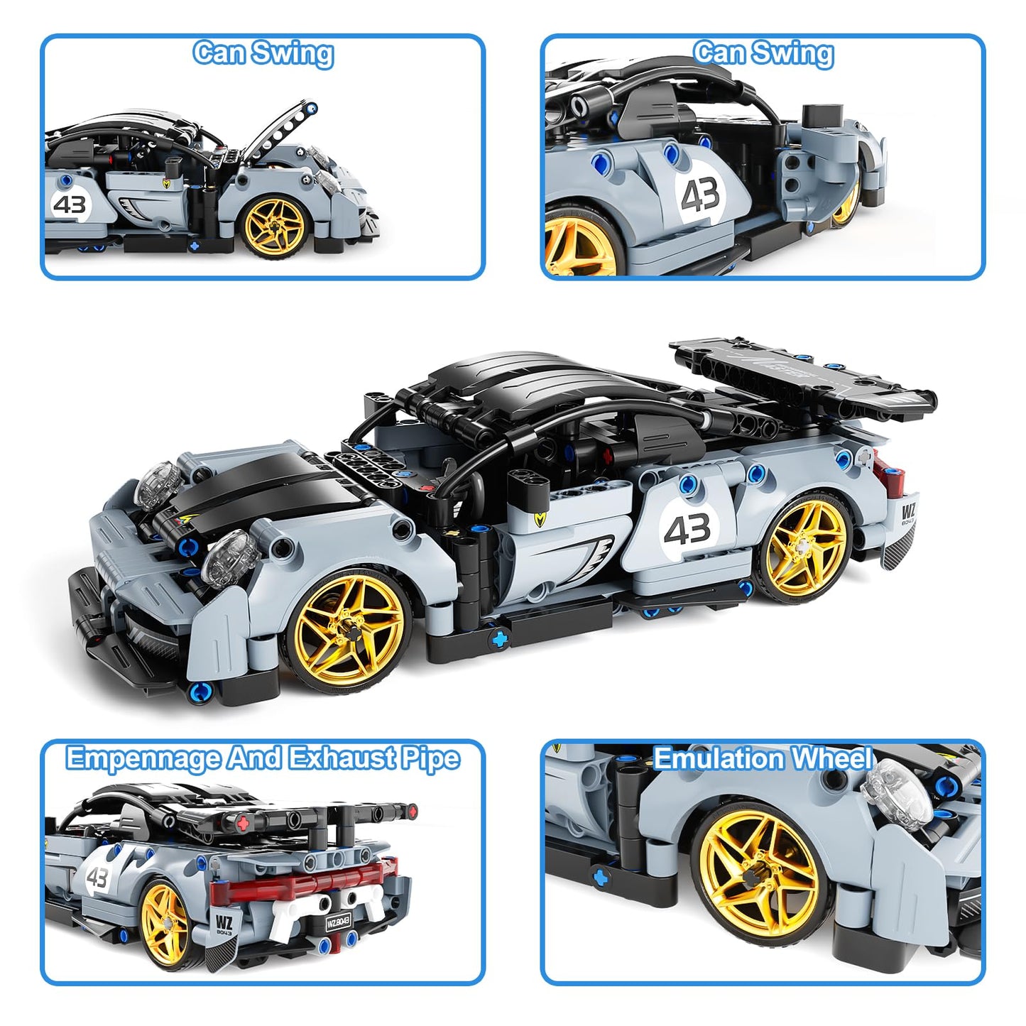28C Stem Remote Control Car Building Kit Toys For Kids Age 8-12 With 2In1 Stem Robots Building Set Remote & App Controlled Car/R