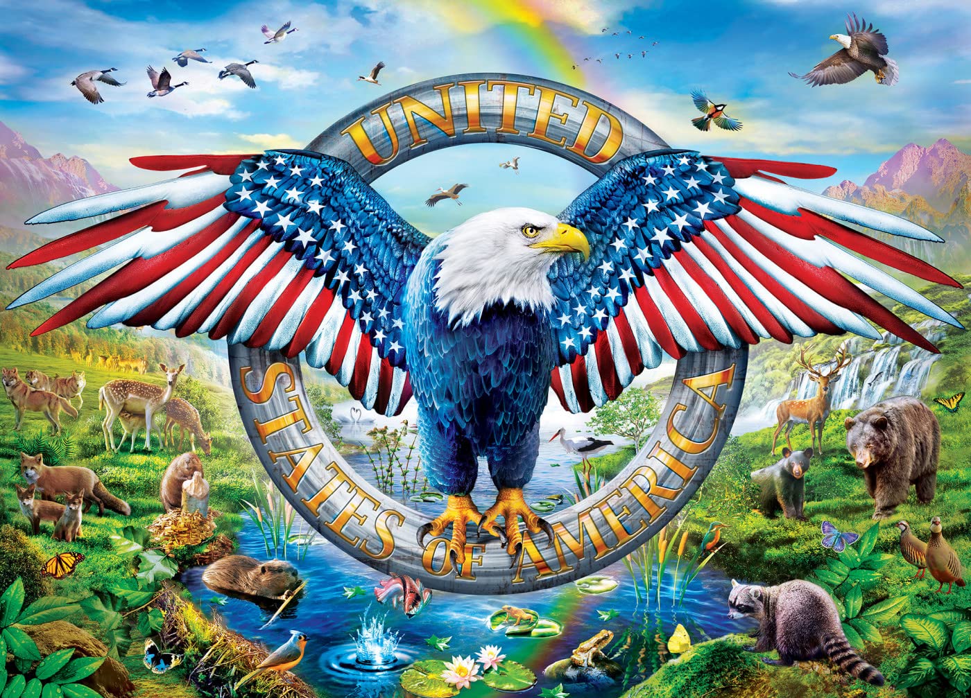 Masterpieces 1000 Piece Jigsaw Puzzle For Adults, Family, Or Youth - Liberty Falls - 19.25'X26.75'