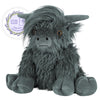 SuzziPals Highland Cow Plush - Heatable & Coolable, Lavender Scented, Black Polyester Stuffed Animal for Stress Relief