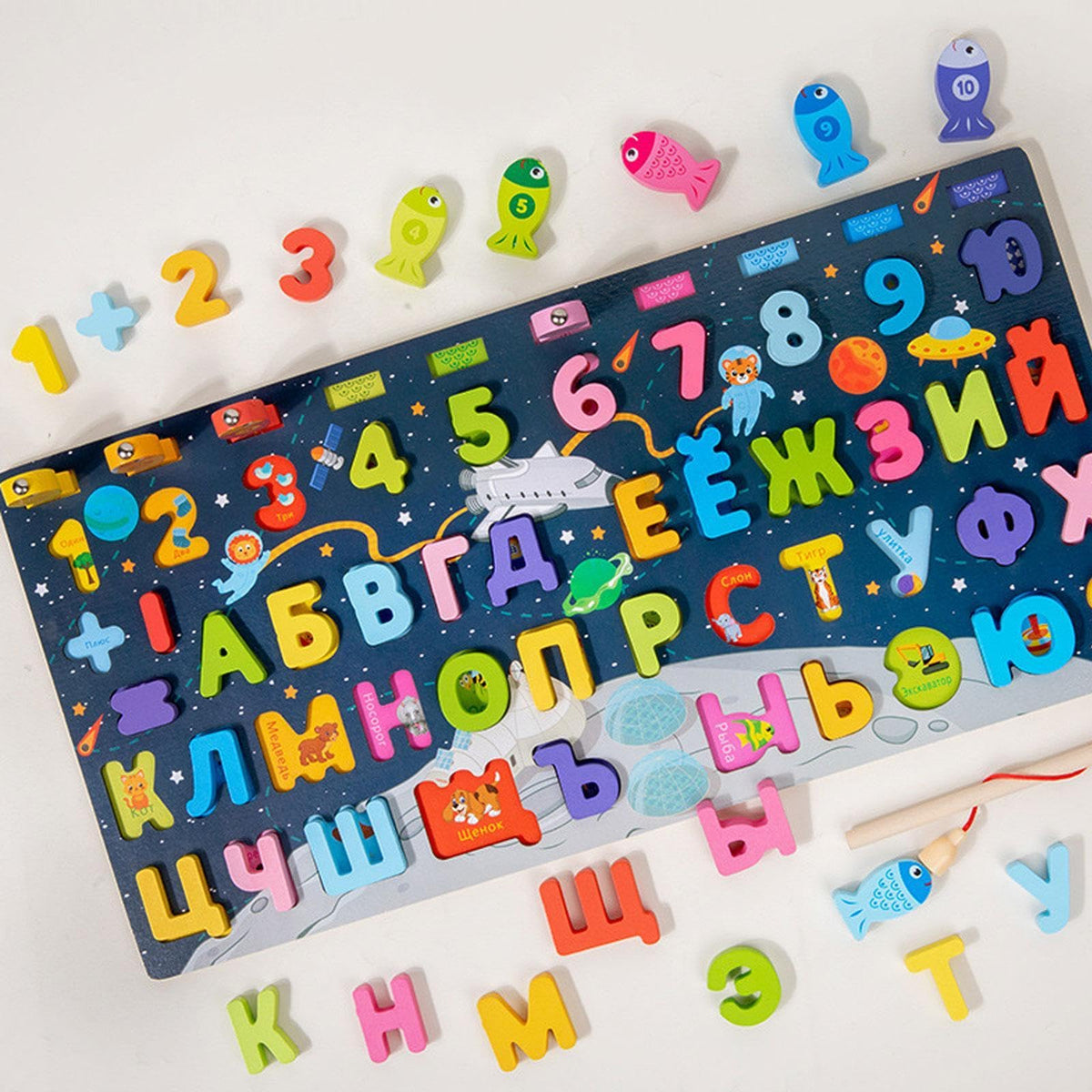 Enakshi (Label) Blocks Color Matching Wooden Montessori Toys For Kids Toddlers Boy Girl|Toys & Hobbies | Educational | Other Edu
