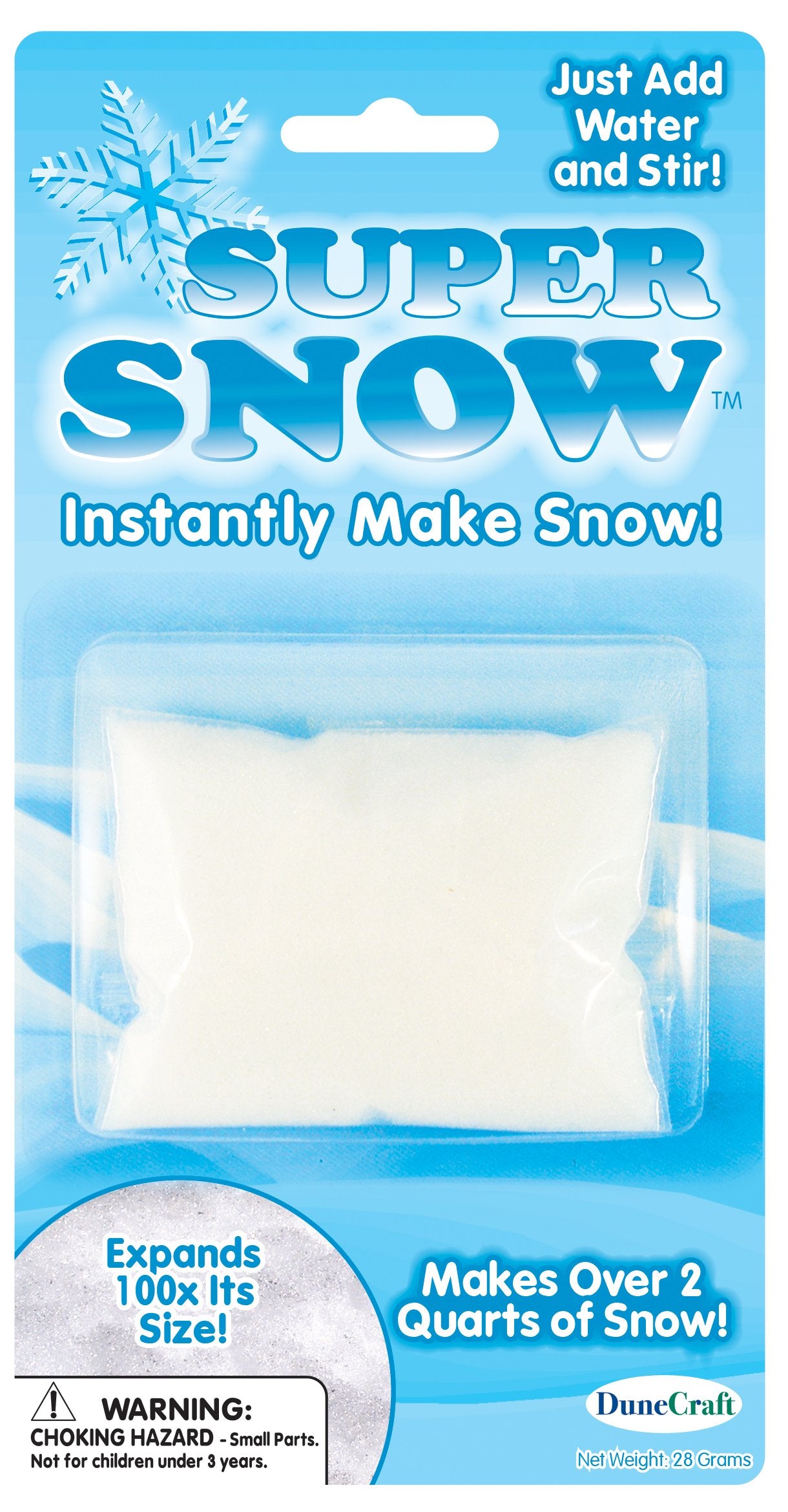 Dunecraft Super Snow Header Science Kit