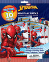 Spiderman Play Packs | Spider-man Party Favors | Spiderman Mini Play Packs | Includes Mini Coloring Book, 2 Mini Crayons and a S
