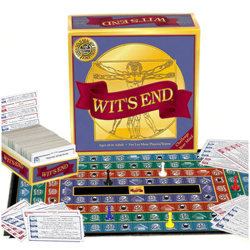 Game Development Group Wit's End Trivia Game - Smart Brain Teaser for Adults & Family Fun - Multicolored - Model 11104