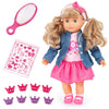 Bayer: My First Charlene - 16 Sounds Doll - Kissing & Laughing Sounds, Jean Jacket, Pink & Flowers, Soft Body Doll, Kids Toy, Ag