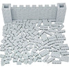 Minizfigs 265 Pieces Light Gray Masonry Profile Bricks Set Building Blocks For Bulk Brick Wall Parts And Pieces City Castle Medi