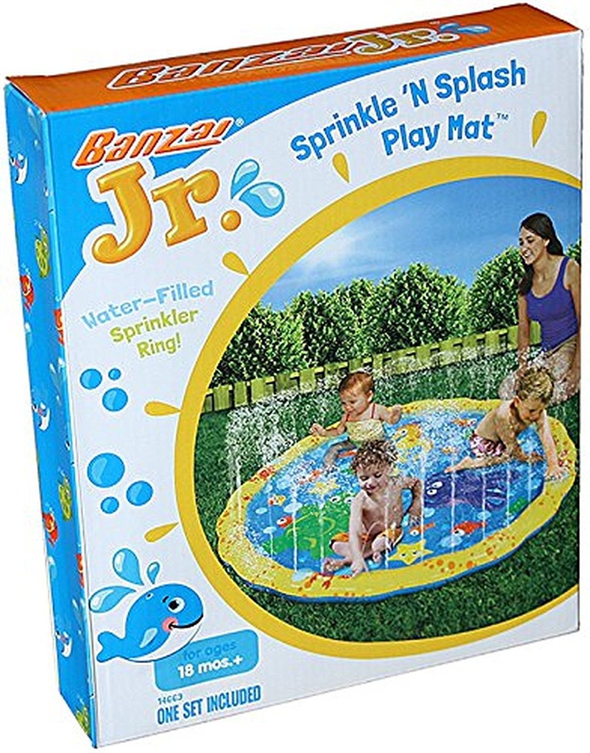 Banzai 54In-Diameter Sprinkle & Splash Play Mat