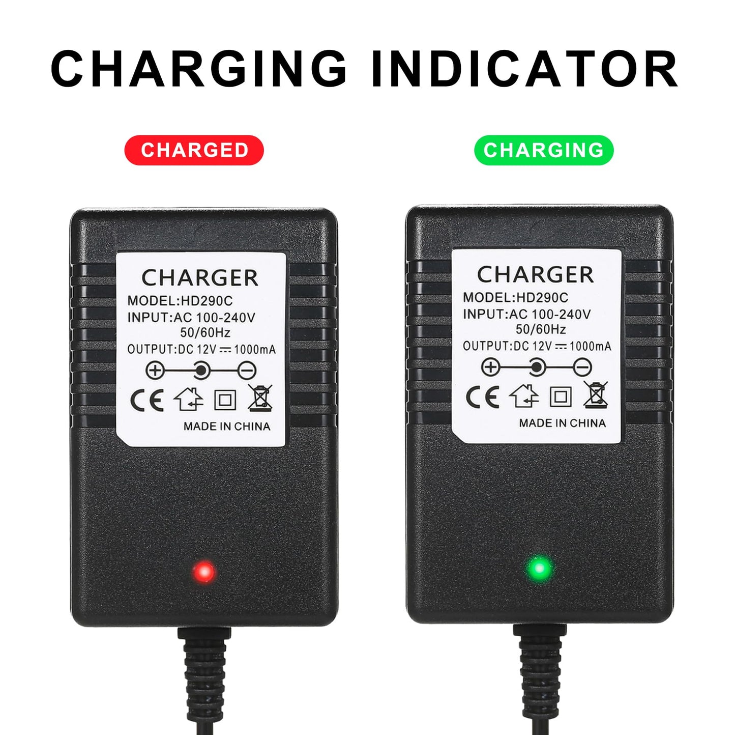 12V Charger for kidzone Bumper car,12v Battery Charger for Ride On Toys,cargador para carro el ctrico de nio, Kids Bumper Car R