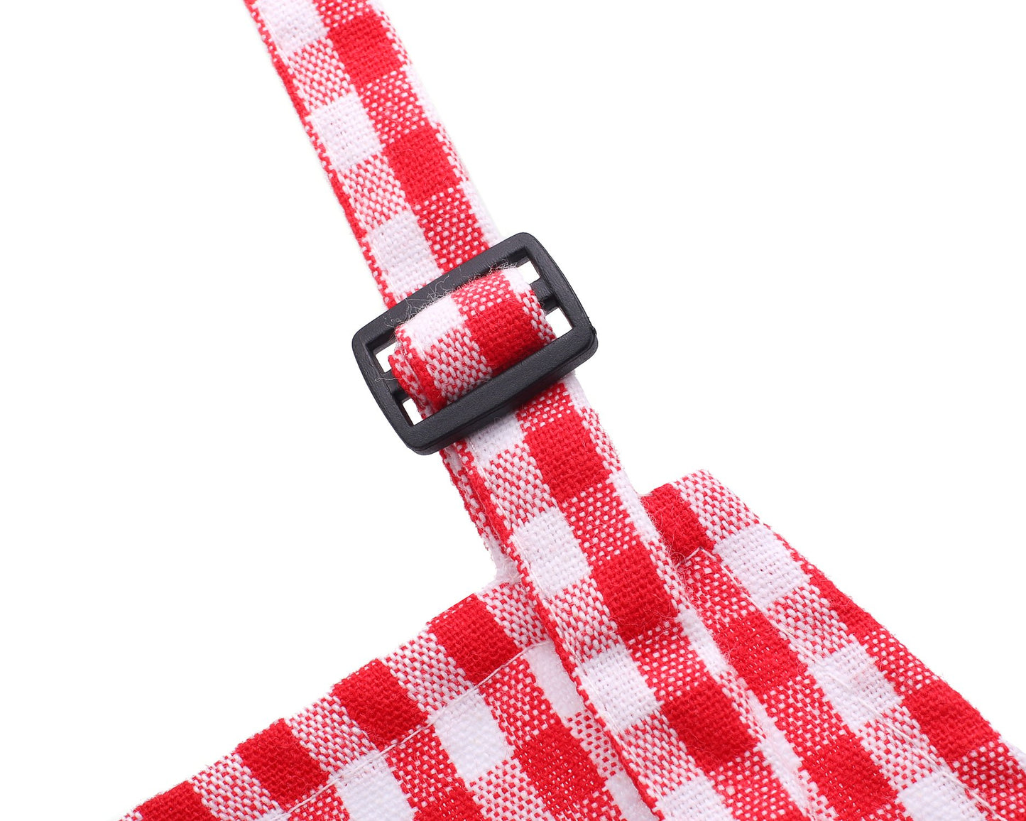 Jennice House Kids Aprons, Children'S Artists Aprons Pure Cotton Gingham Aprons With Pocket And Adjustable Neck Strap, Painting Apron, Baby Chef Apron Party Aprons (Red, S)