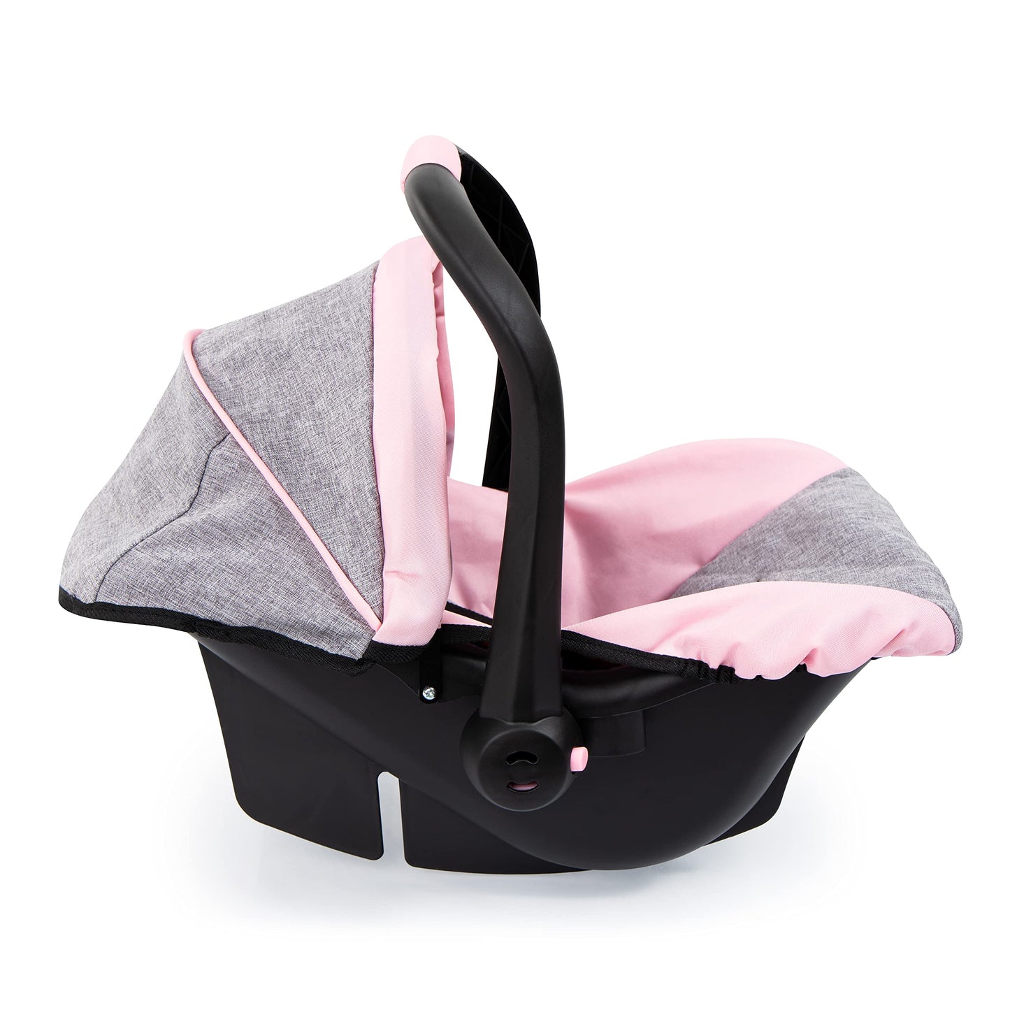 Bayer Design 67933Aa Toy, Car Seat Easy Go For Neo Vario Pram With Cover, Doll Accessories, Pink, Grey With Butterfly,Grey/Pink,