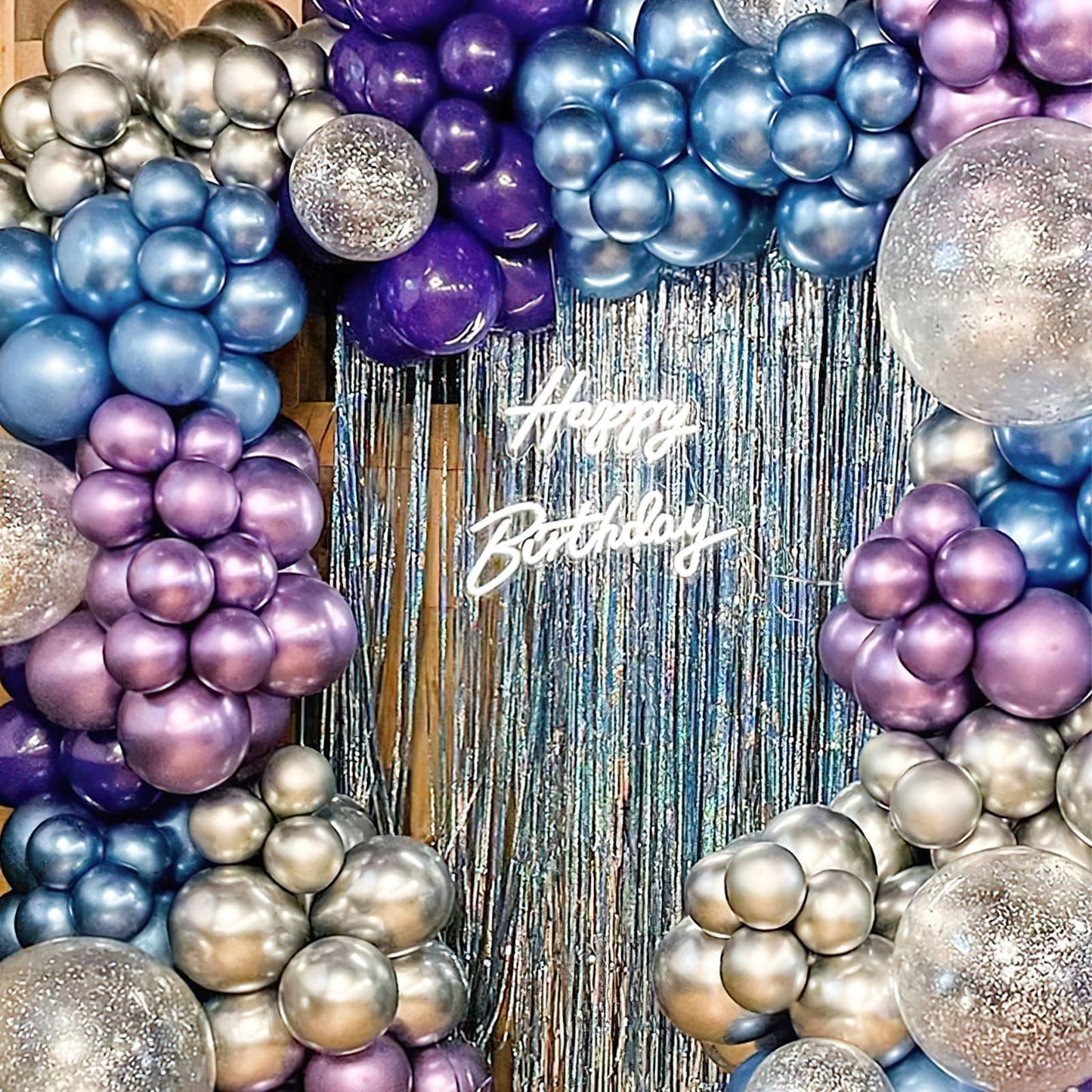 Partywoo Blue Shades Balloon Garland Kit, 142 Pcs Shades Of Blue Balloons Different Sizes Pack Of 18 Inch 12 Inch 10 Inch 5 Inch For Balloon Garland Or Arch As Birthday Decorations, Party Decorations
