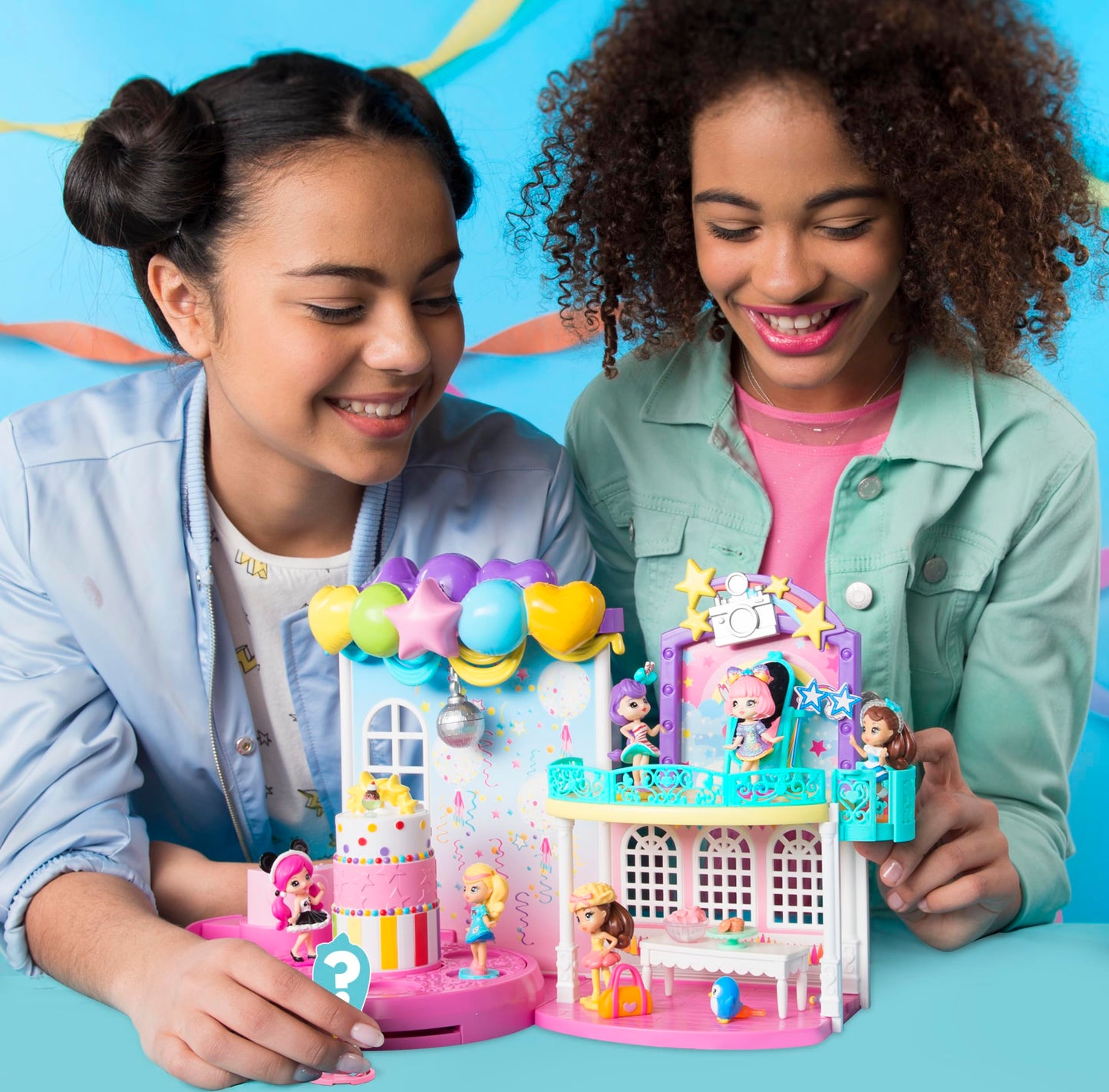 Party Popteenies - Poptastic Party Playset With Confetti, Exclusive Collectible Mini Doll And Accessories, For Ages 4 And Up, St