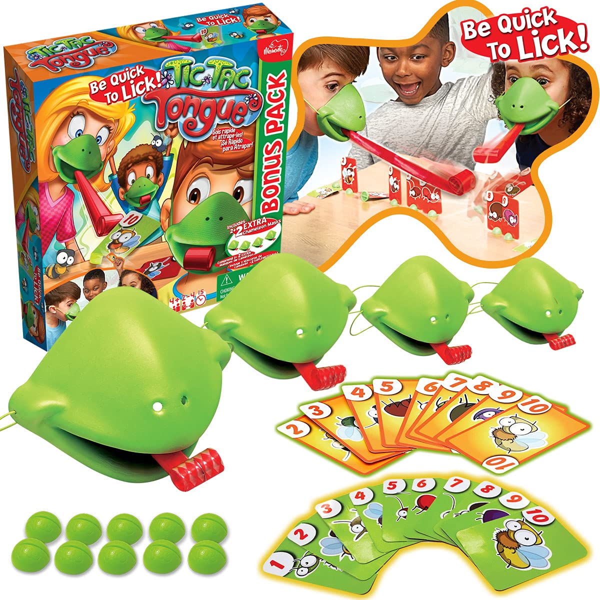 Tic Tac Tongue Game, Be Quick To Lick The Bugs, Chameleon Game, Ages 4+, Family Games, Memory Game, Fun Games, Toys For Boys, Pa
