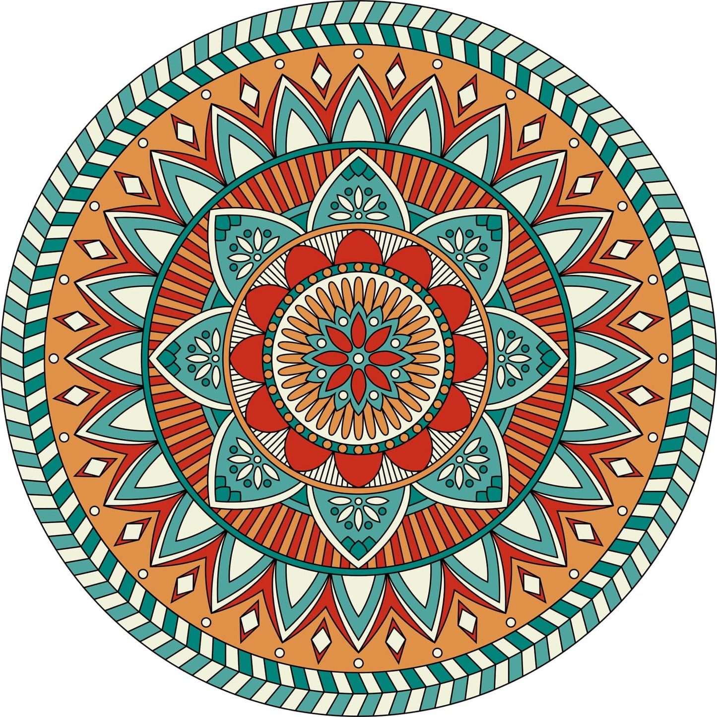 Hard Puzzles For Adults 1000 Pieces And Up, Round Mandala Puzzle, Colorful Gradient Puzzle 1000 Piece, Impossible Difficult Jigsaw Puzzles 1000 Pieces