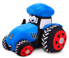 Toyland 21Cm (8 Inch) Plush Farm Tractor - Boys & Girls Bedroom Decoration (Blue)