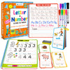 Hoqeewipe Preschool Learning Activities - 60 Reusable Cards, Pre-K Kindergarten Workbook, Autism Supplies Montessori Educational