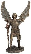 13 Inch Archangel - Saint Gabriel With Horn Cold Cast Bronze Figurine