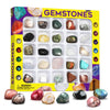 Xxtoys Rocks Collection 25Pcs Rock And Mineral Education Set Gemstones For Kids Geology Gem Kit With Healing Chakra Gemstones, T