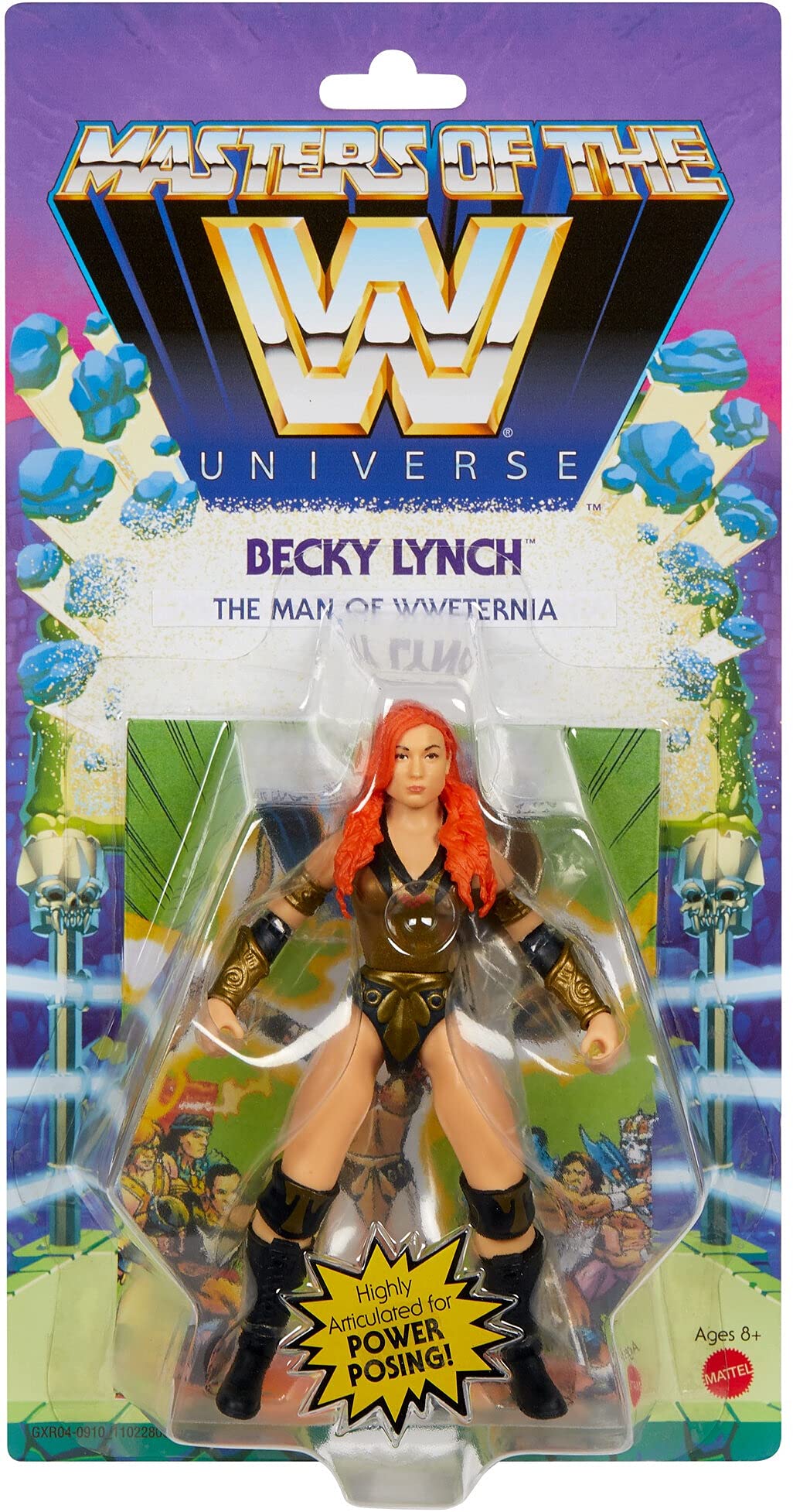 Wwe Network Masters Of The Universe Becky Lynch Action Figure 5.5Inch