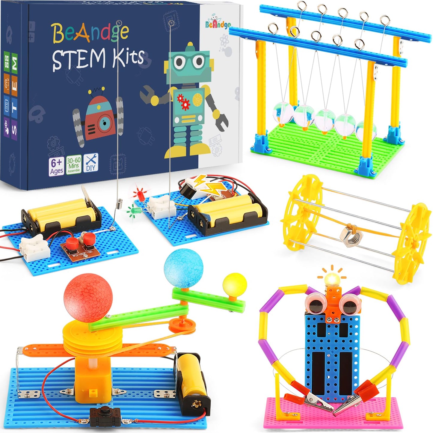 Stem Science Kits For Kids Age 8-12, Boys Activities Robot Building Kit 6-8 Girls Engineering Projects Stem Toys Learning Educational Science Game Experiment Gifts For 6 7 8 9 10 11 Year Old Activity
