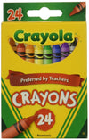 Wholesale: One Case of Crayola Crayons 24 Count (Case Contains 48 Boxes), Standard