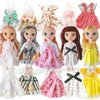 6.3' Mini Girl Dolls, Include 10 Sets Handmade Doll Clothes, 5 Sets 6.3' Small Girl Dolls, 5 Pairs Of Shoes