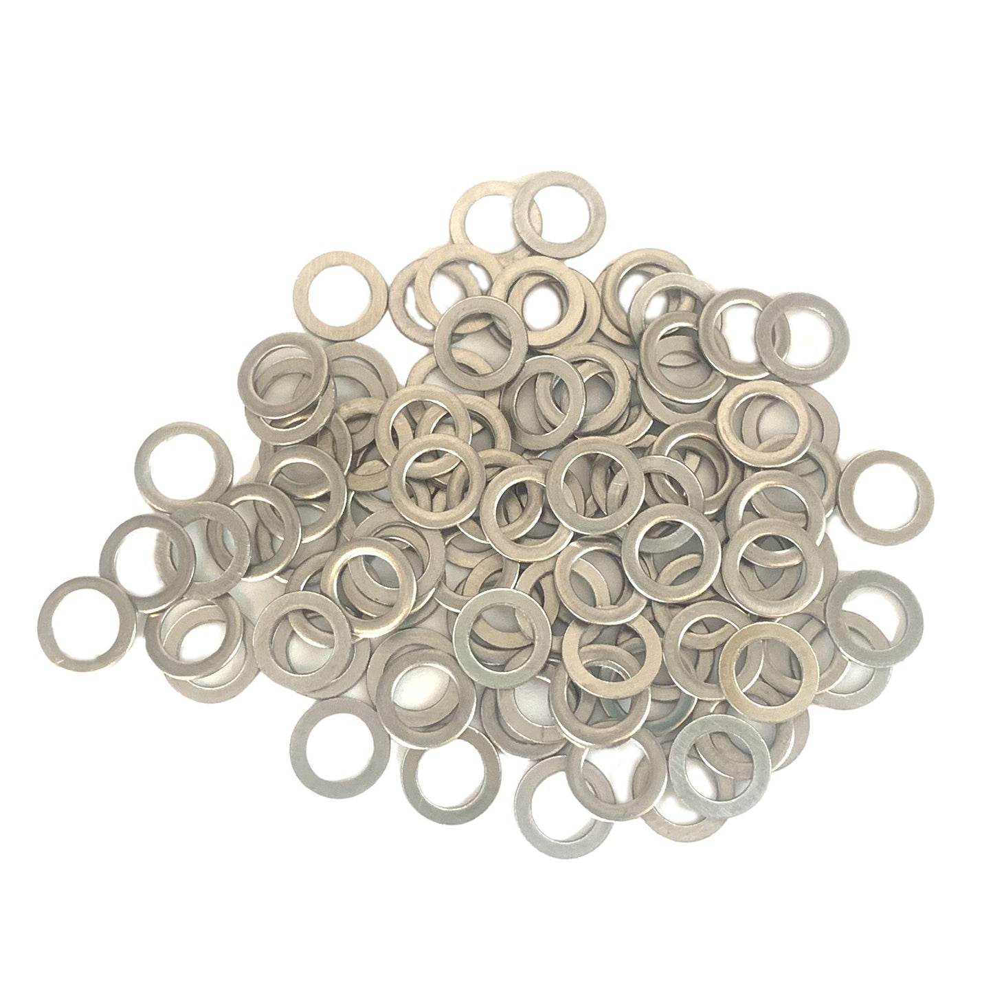 Stainless Washers 5mm Shim for RC Cars Replacement Parts Pack of 100 (5x8x0.5mm)
