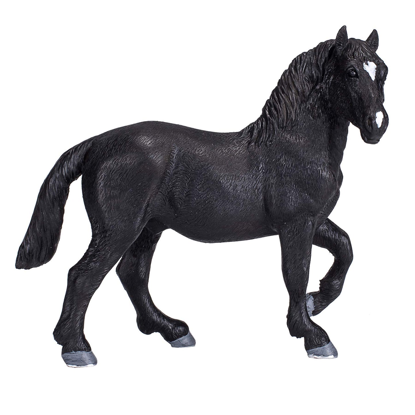 Mojo Percheron Realistic Equestrian Horse Club Hand Painted Toy Figurine