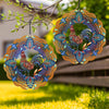 2 Pack Rooster Metal Wind Spinners - Chicken Gifts For Women Mom Grandma Wife, Hanging Wind Spinner For Outdoor & Indoor Decorat