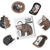 Wee Gallery Woodland Animals Lacing Cards for Toddlers, Montessori Learning Activity, Medium Size, Paper, Model wg131