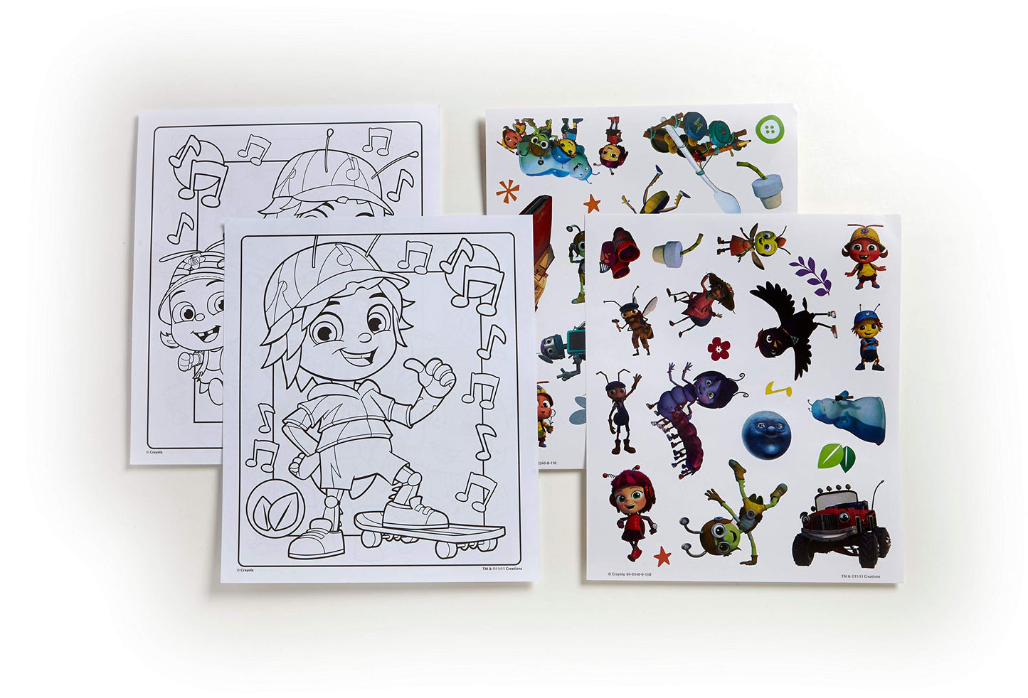 Crayola Beat Bugs Color & Sticker Book, Gift for Kids, Age 3, 4, 5, 6