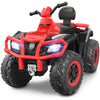 ELEMARA 24V Kids Electric ATV, 2 Seater Quad Car, 400W Motors, 5mph, Red, Model S615