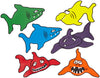 Sportime Sharkskool Marker Spots - 11 X 20 Inches - Set Of 6 - Assorted Colors