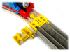 Trainlab Adapters Compatible With Trackmaster (Brown 2009) To Wooden Railway Train Tracks (2Pc) (Yellow)