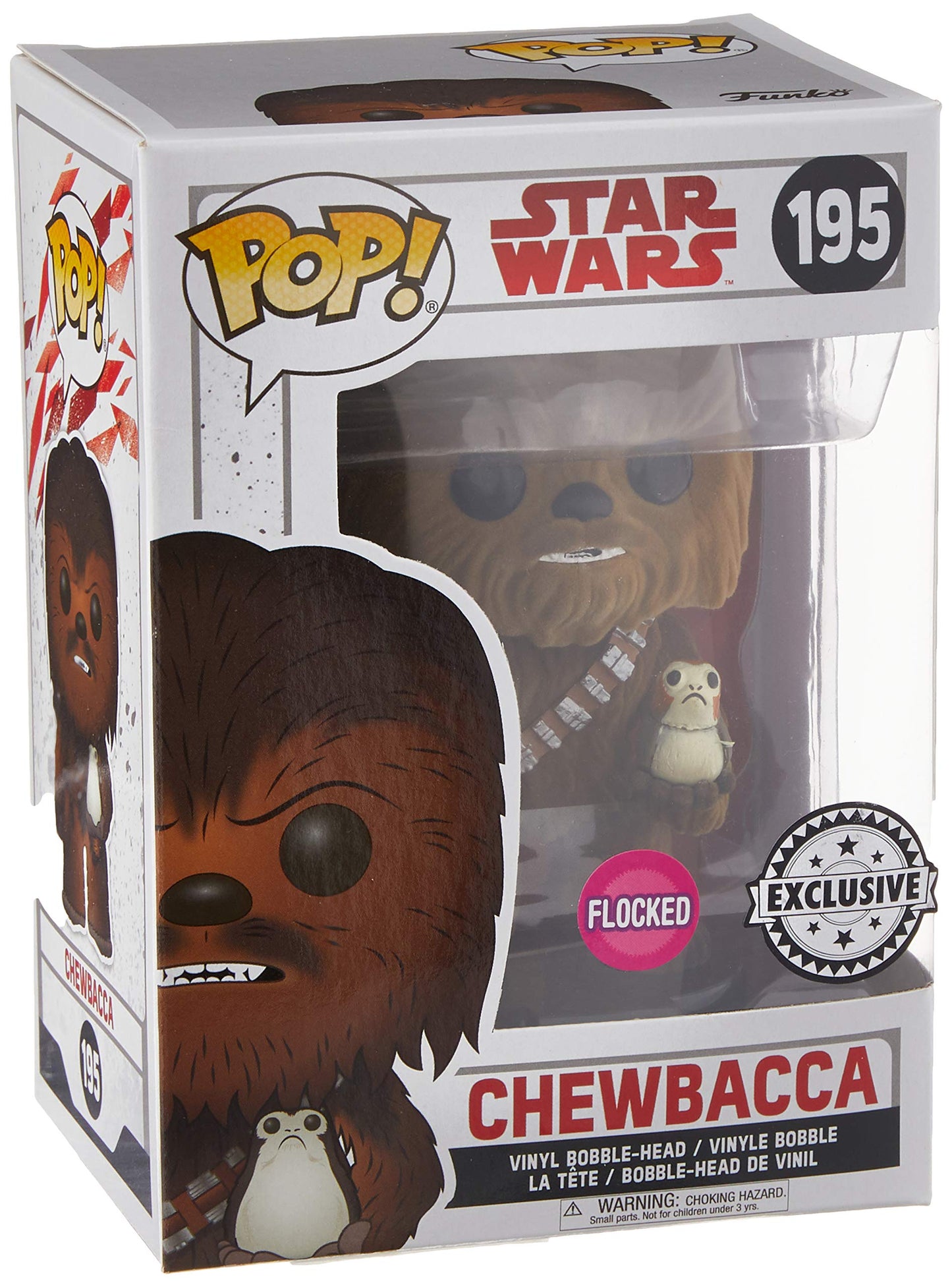 Funko Pop! Star Wars: The Last Jedi - Chewbacca (Flocked) - Fye Exclusive