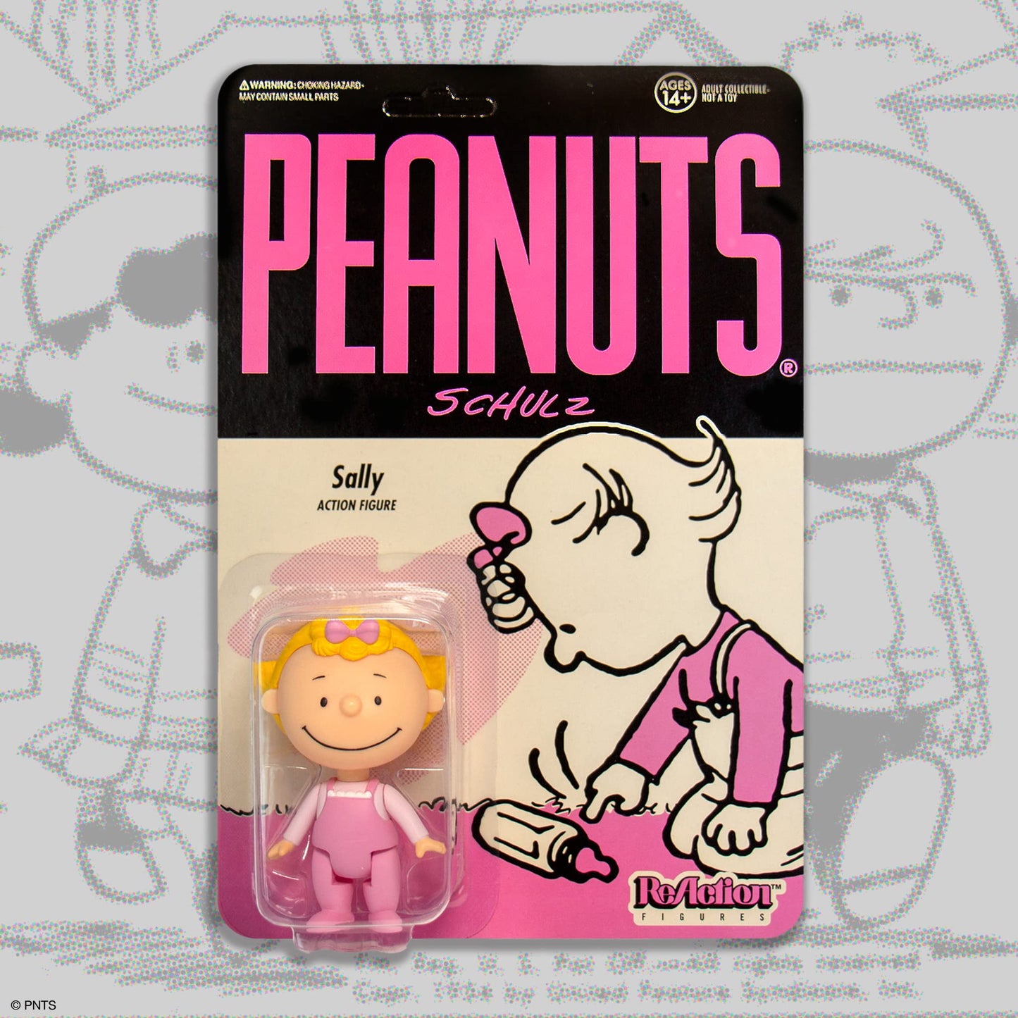 Super7 Peanuts Pj Sally 3.75 In Reaction Figure