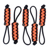 BubbasGarageTv - Large Heavy Duty Paracord Zipper Pulls (Neon Orange