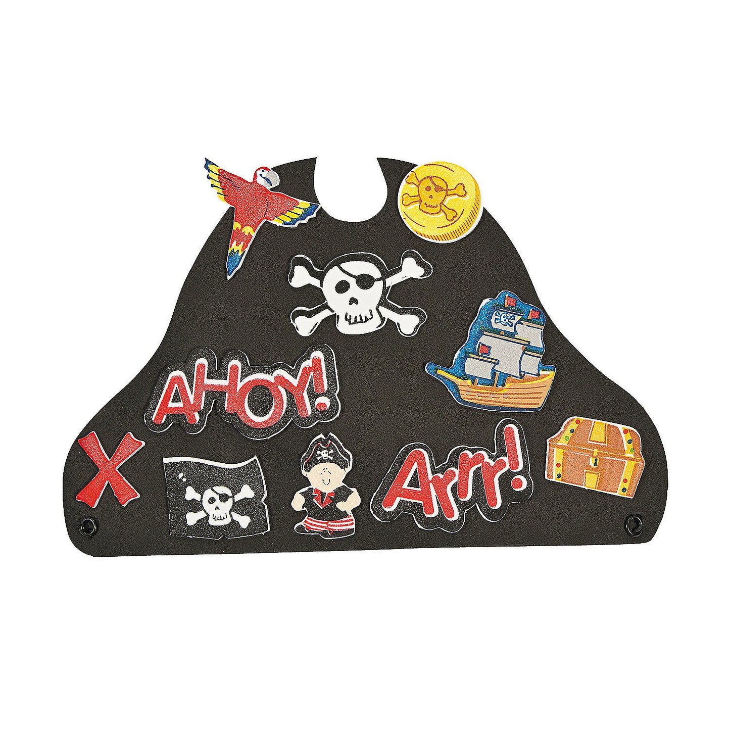 Fun Express Foam Pirate Hat - Crafts for Kids